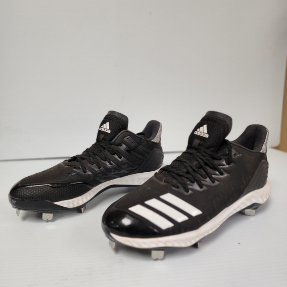 NWOB Adidas Icon Bounce Black Metal Baseball Cleats CG5241 Size 11 - Picture 12 of 12